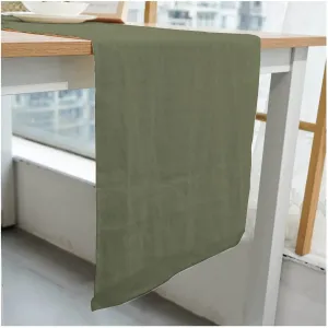 Amazhiyu Linen Table Runner for Dinner Dining Office Kitchen Table