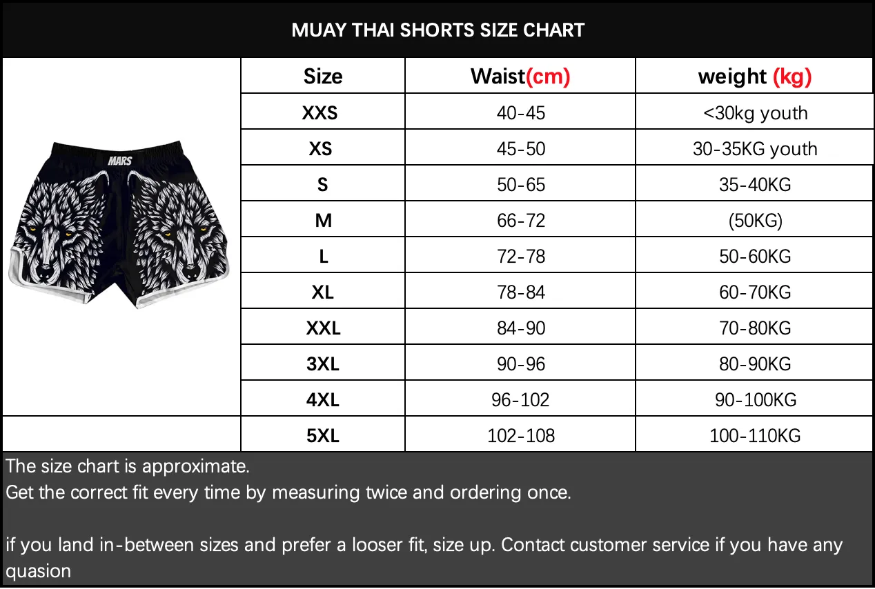 American Flag Muay Thai Boxing Shorts for Men Women Youth