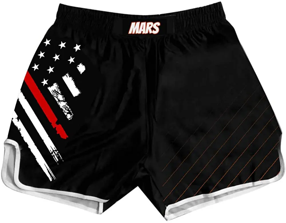 American Flag Muay Thai Boxing Shorts for Men Women Youth
