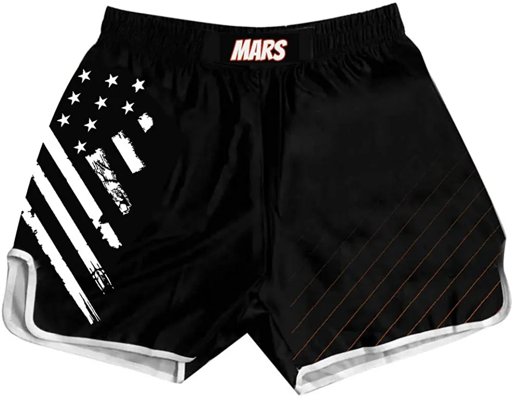 American Flag Muay Thai Boxing Shorts for Men Women Youth