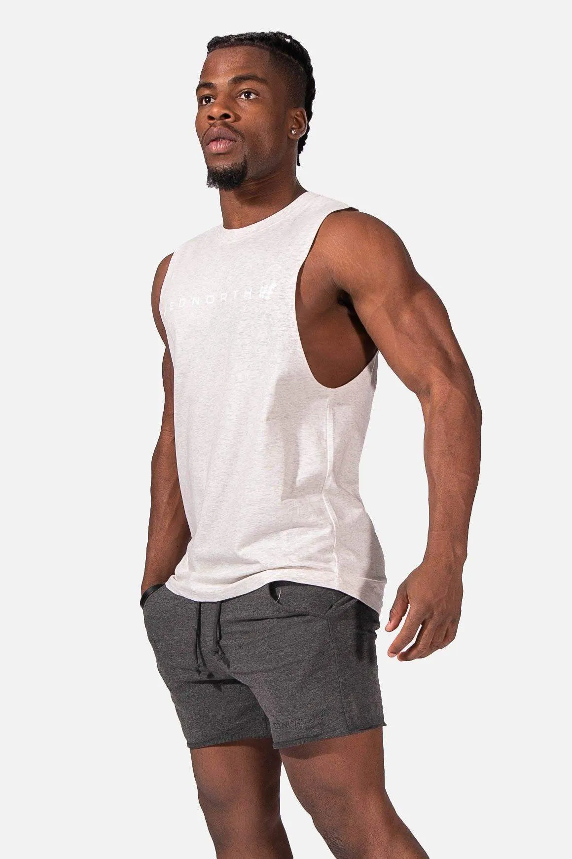 Apollo Men's Sleeveless Training Tee - Light Gray