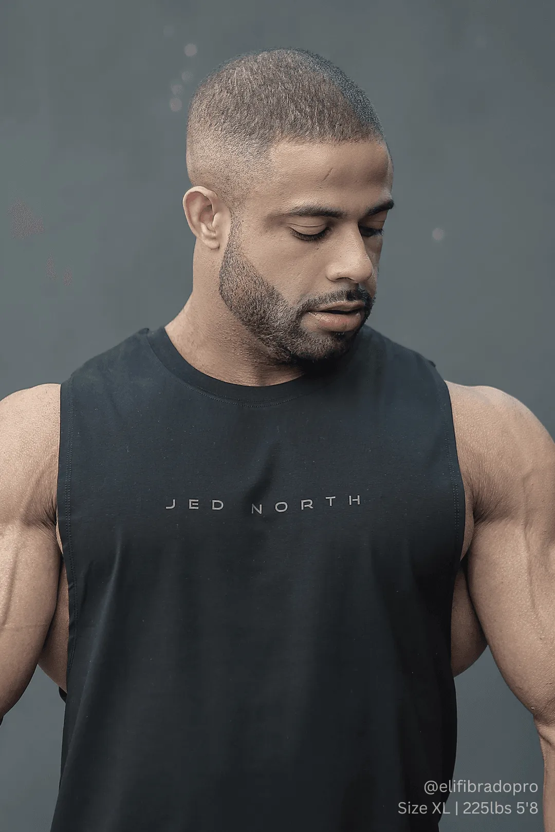 Apollo Men's Sleeveless Training Tee - Obsidian Black