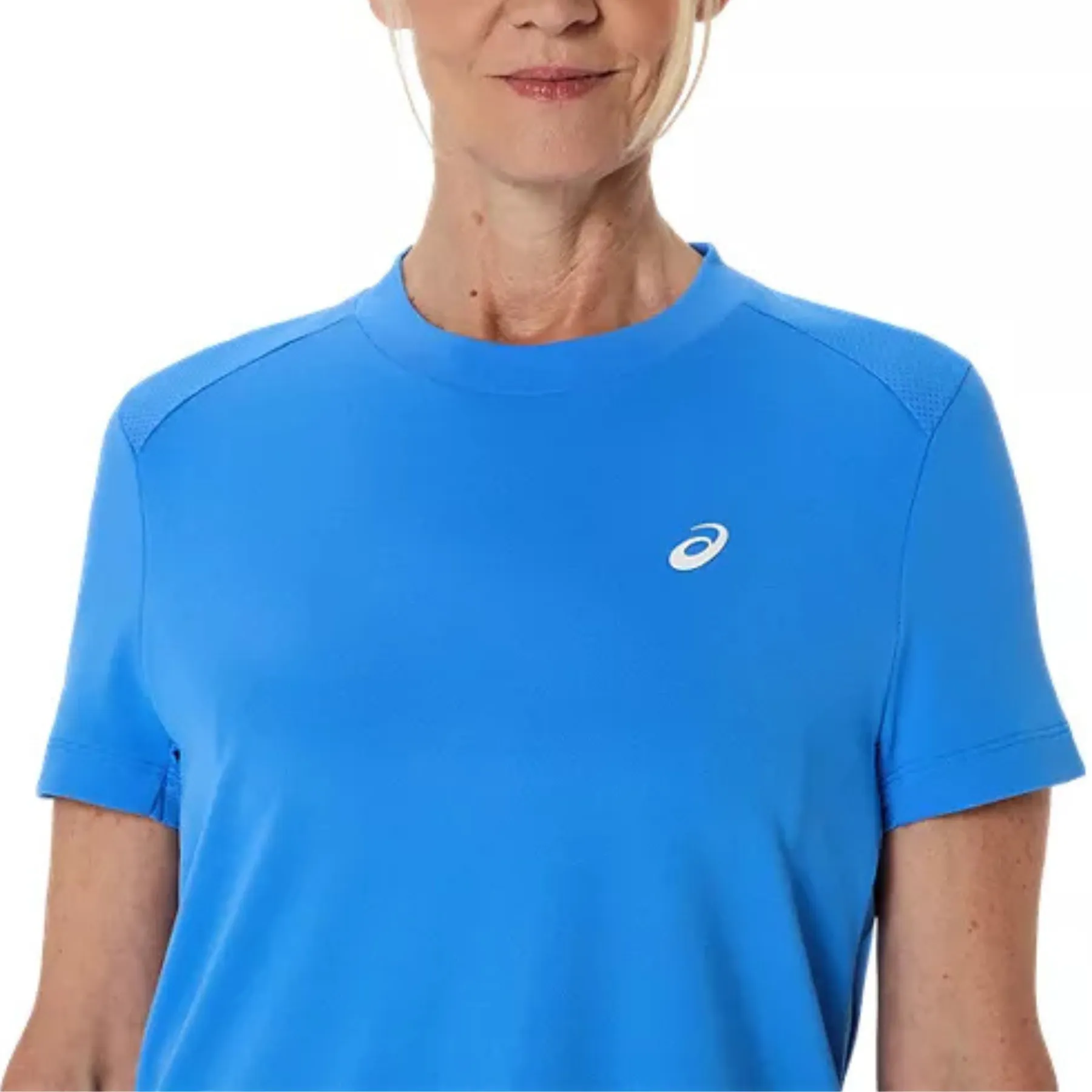 Asics Court SS Women Tennis Top - Blue Coast