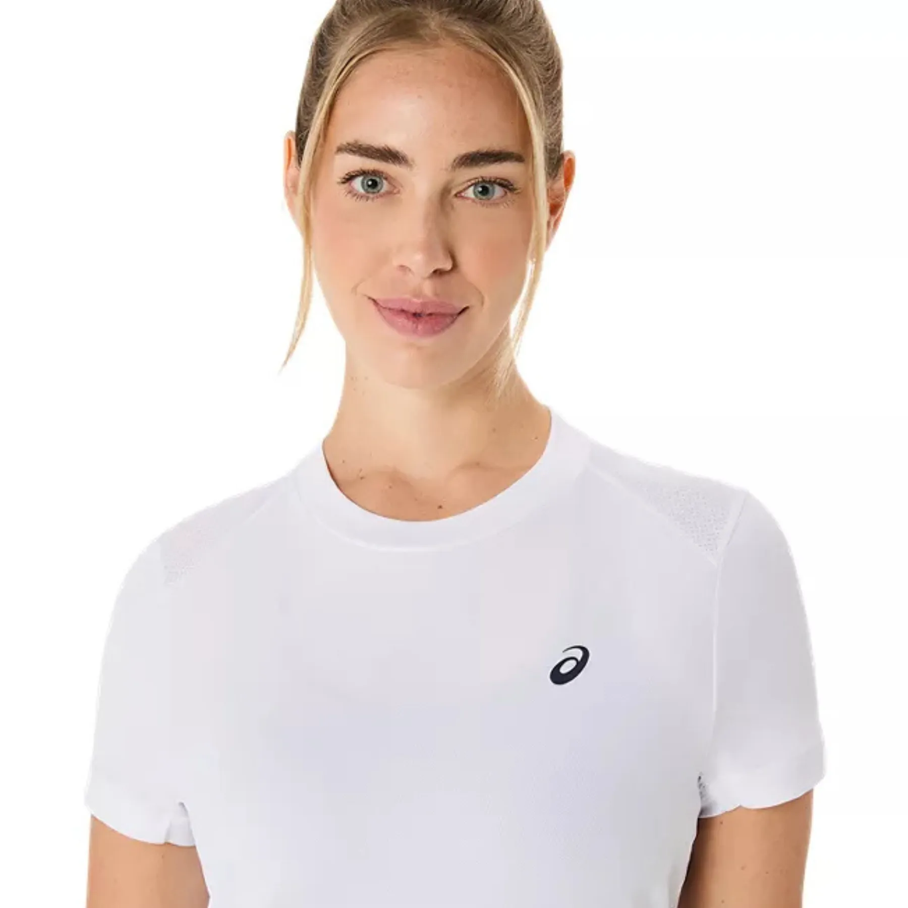Asics Court SS Women Tennis Top - Brilliant White