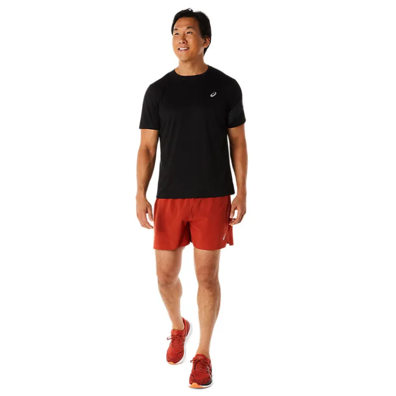 Asics Icon SS Top Men Tennis Shirt - Performance Black/Carrier Grey