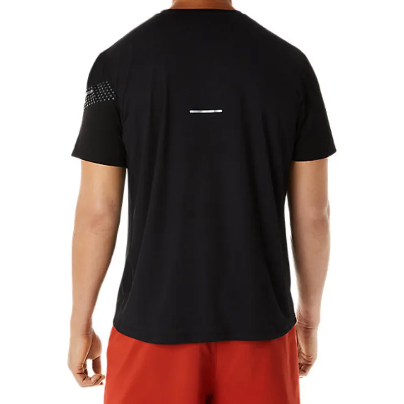 Asics Icon SS Top Men Tennis Shirt - Performance Black/Carrier Grey