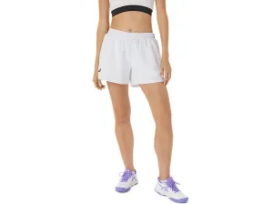 Asics Women's Court Tennis SHORT (Brilliant White)