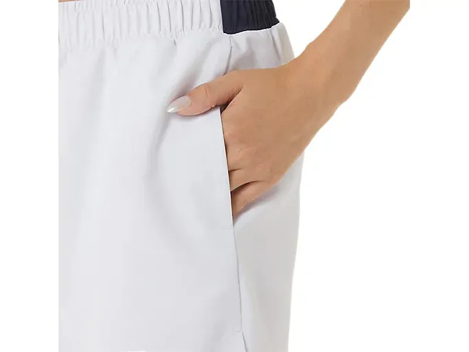 Asics Women's Court Tennis SHORT (Brilliant White)