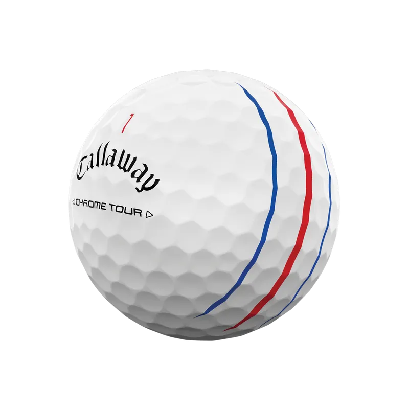 BALLE CALLAWAY CHROME TOUR 24 WHITE TRIPLE TRACK