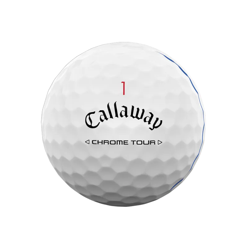 BALLE CALLAWAY CHROME TOUR 24 WHITE TRIPLE TRACK