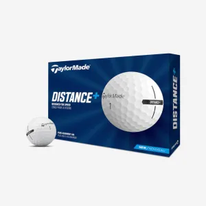Balles golf x12 - TAYLORMADE Distance  blanc