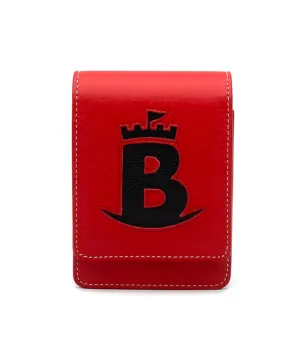 Baron Signature Scope Case made by Finest Calf Leather - Red