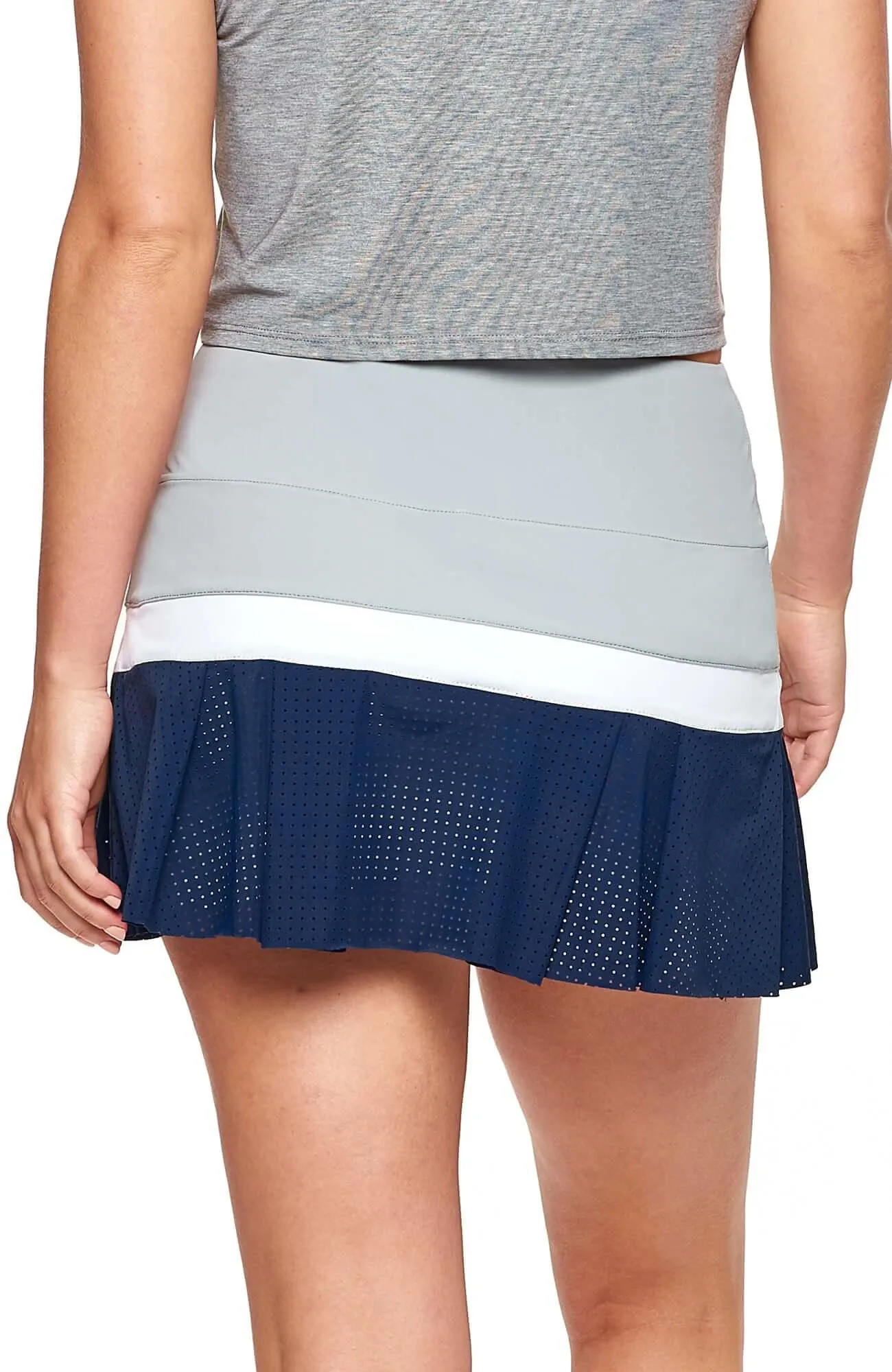 Baseline Color Block Skort Marine Navy