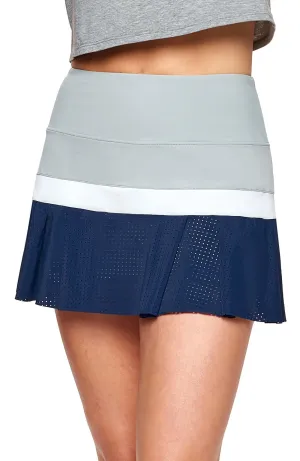 Baseline Color Block Skort Marine Navy