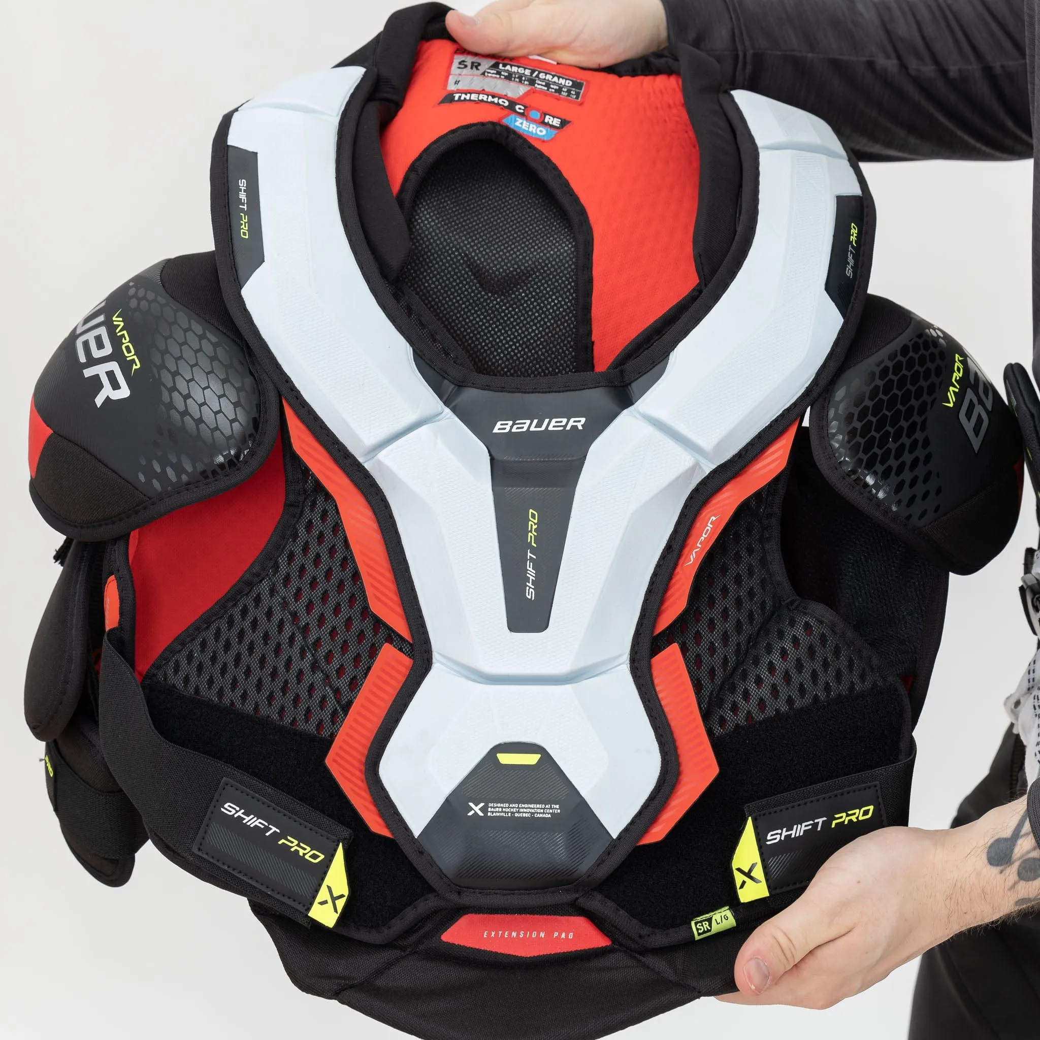 Bauer Vapor Shift Pro Intermediate Hockey Shoulder Pads - 2022