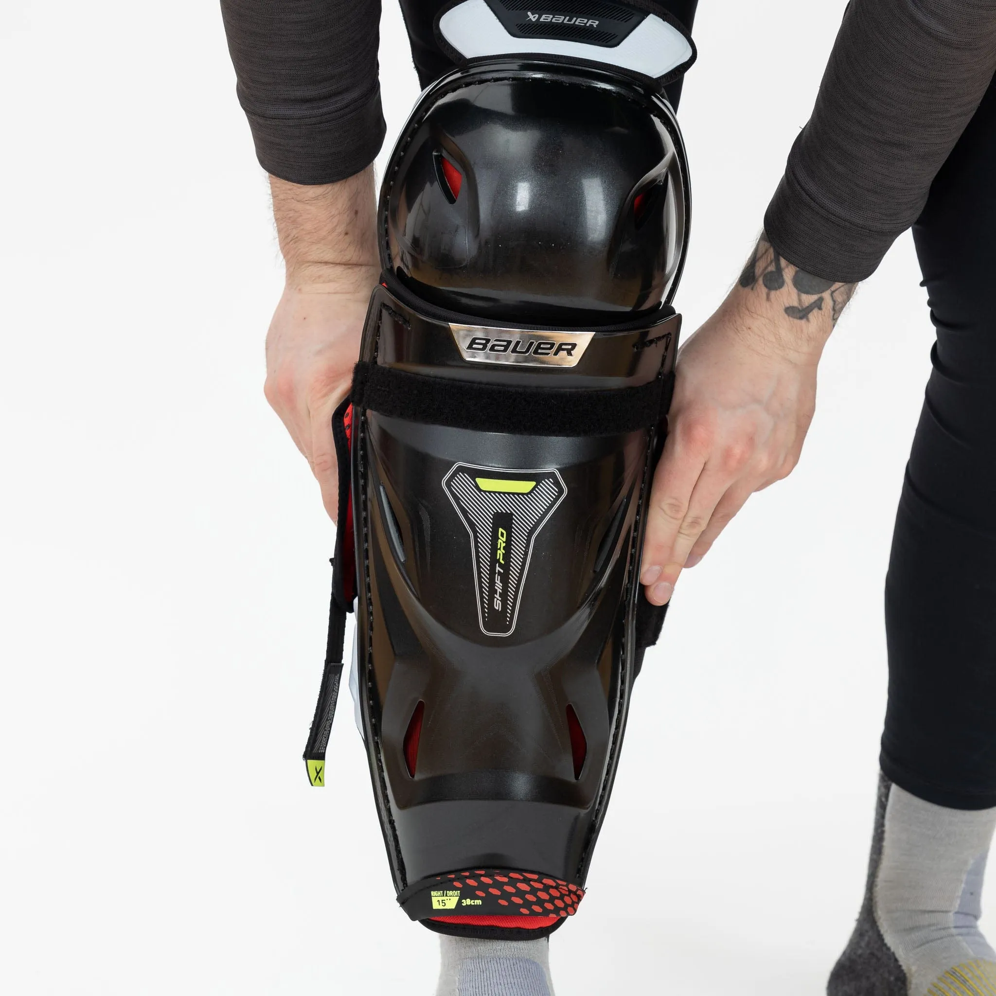 Bauer Vapor Shift Pro Senior Hockey Shin Guards - (2022)