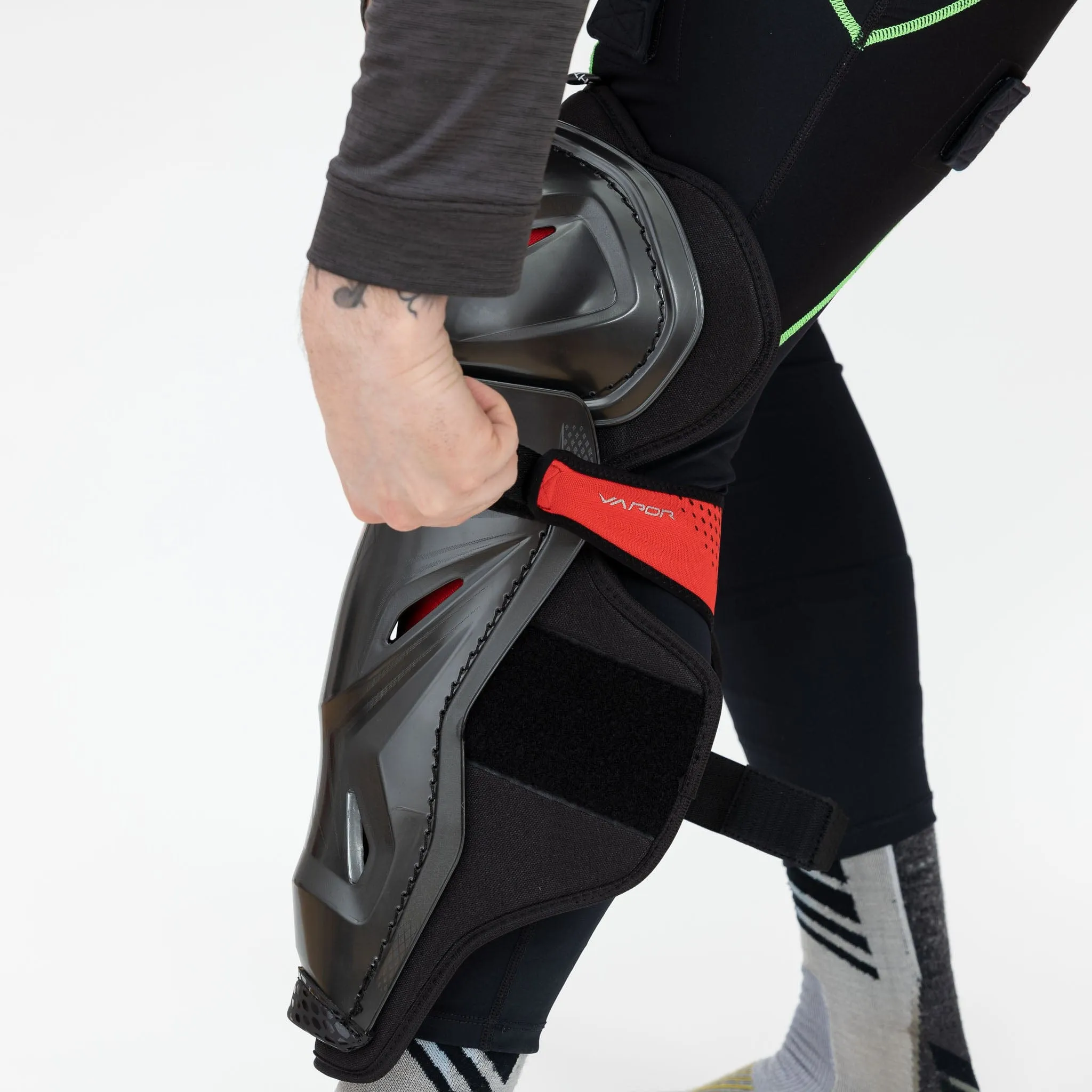 Bauer Vapor Velocity Junior Hockey Shin Guards - 2022
