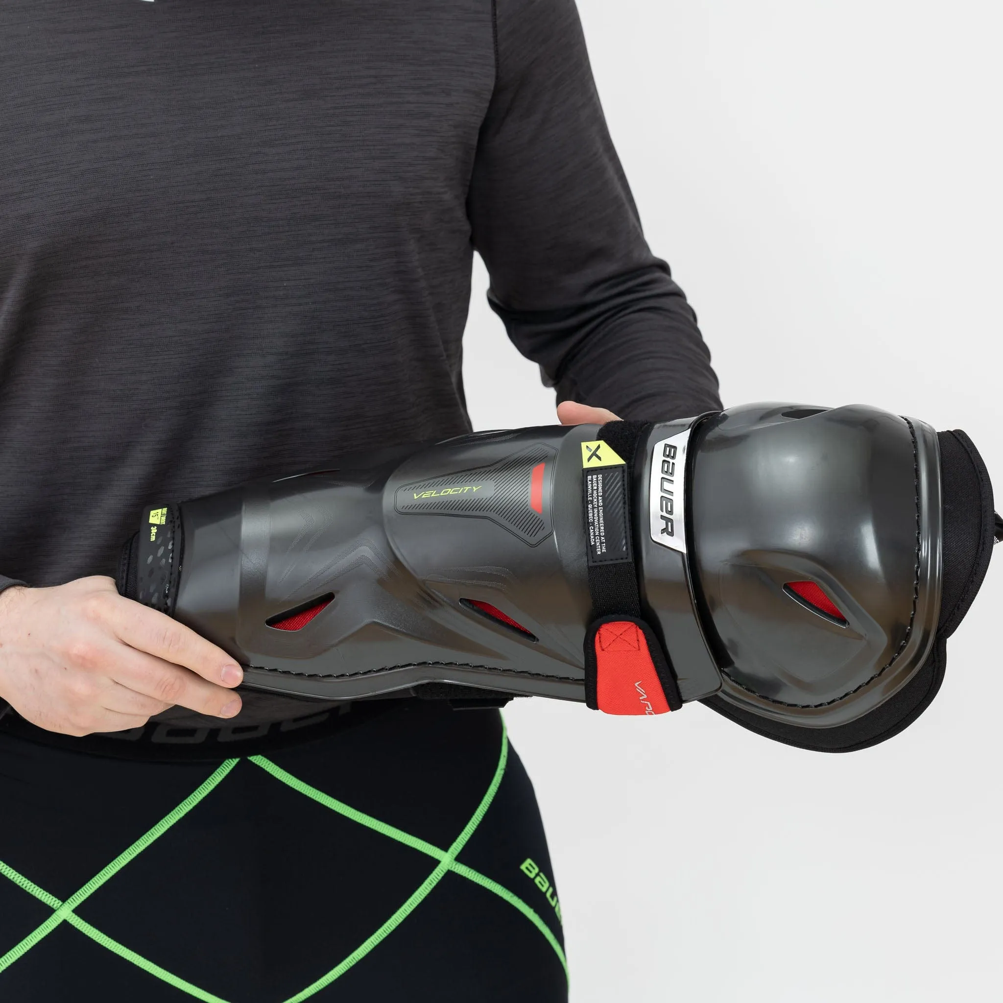 Bauer Vapor Velocity Senior Hockey Shin Guards - 2022