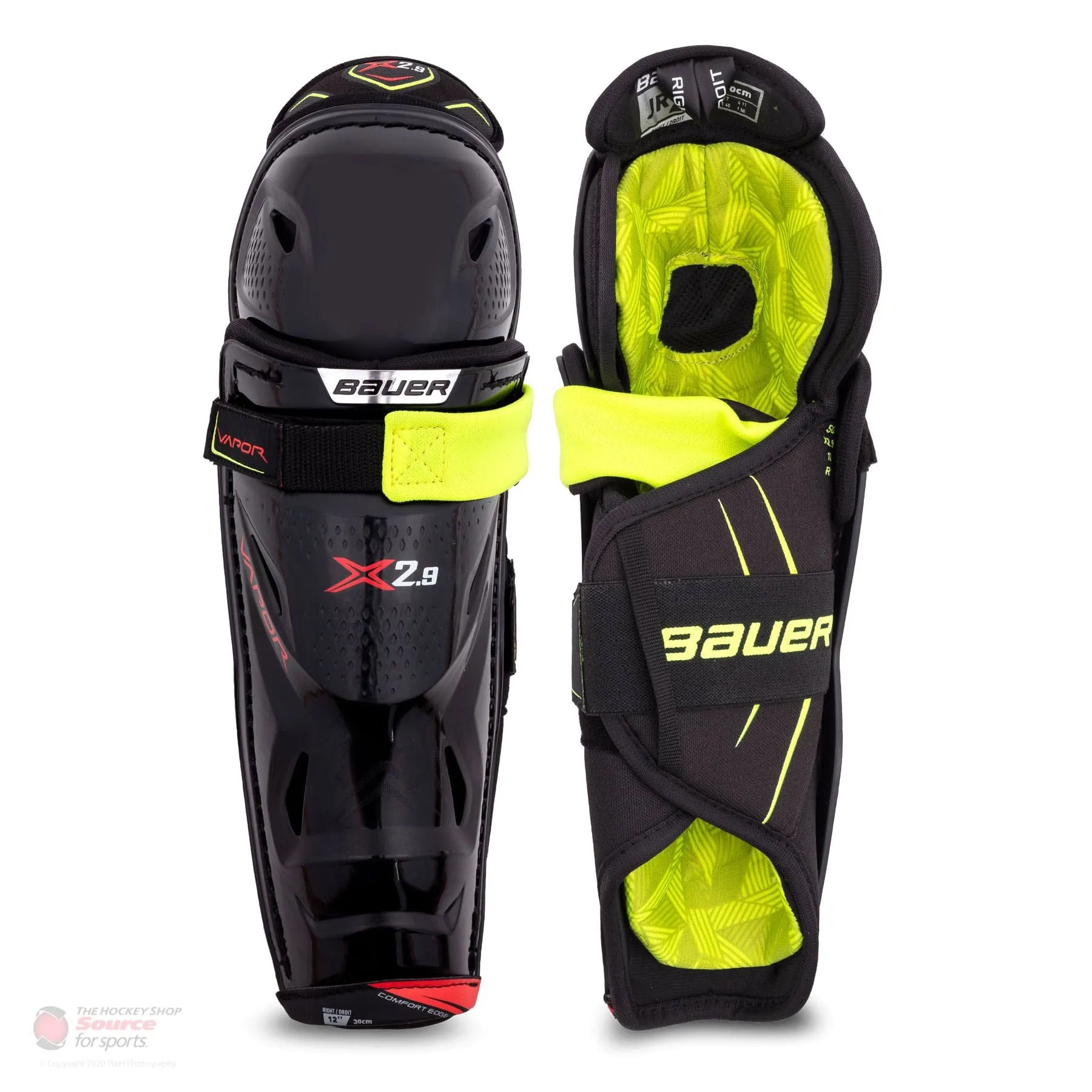 Bauer Vapor X2.9 Junior Hockey Shin Guards