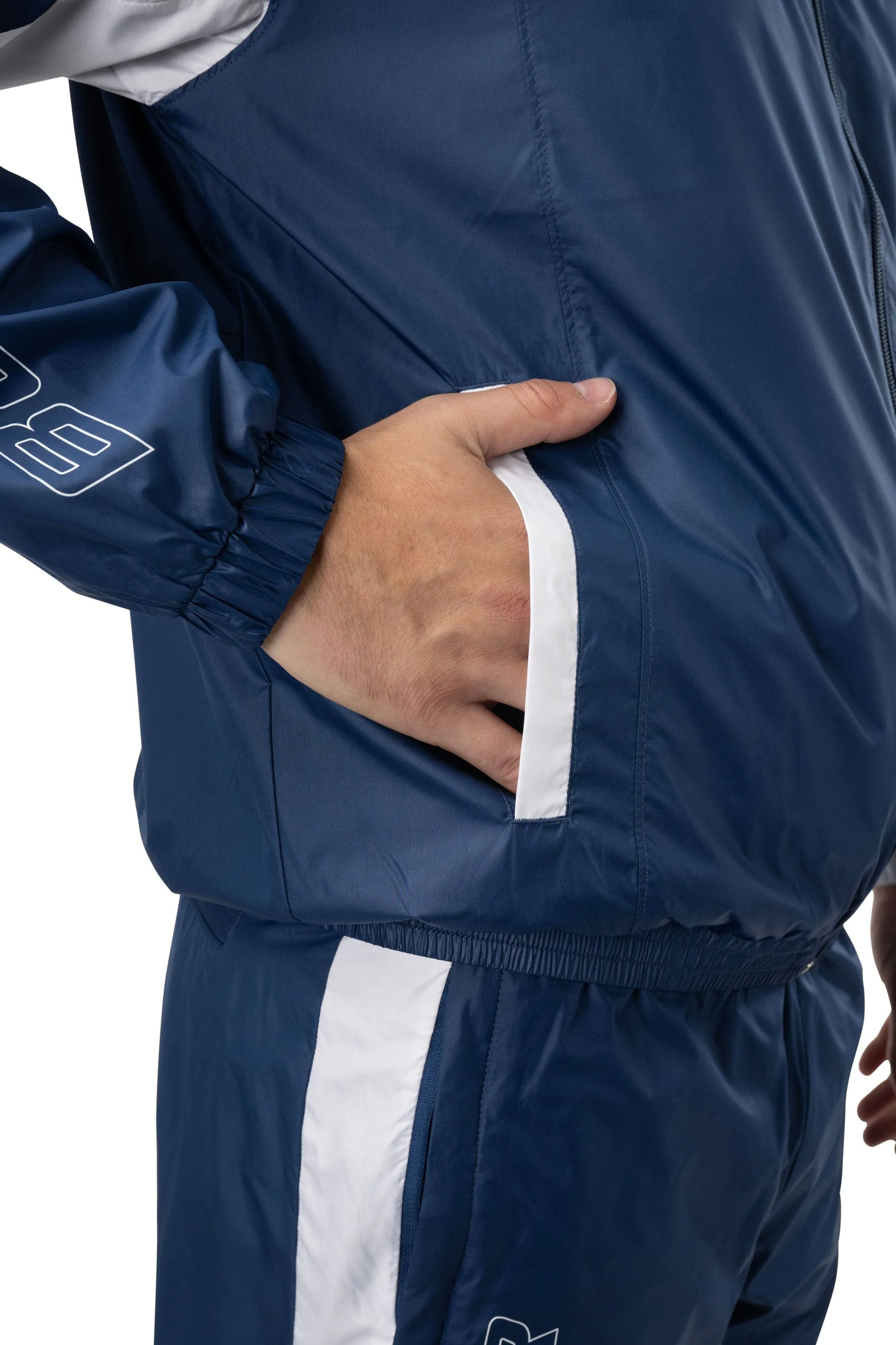Bauer Woven Track Jacket Senior - Navy