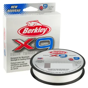 Berkley X9 Braided Fishing Line Crystal 300m