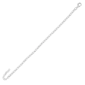 Bezel Adjustable Tennis Bracelet