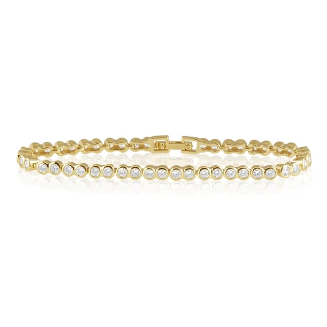 BEZEL TENNIS BRACELET