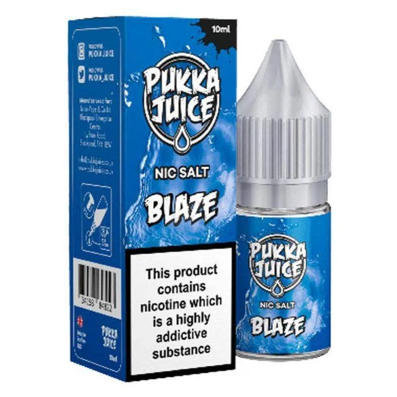 BLAZE 10ML NIC SALT BY PUKKA JUICE - 10MG