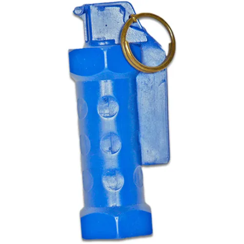Blue Training Guns - M84 Stun Grenade Color: Blue Weighted: Yes