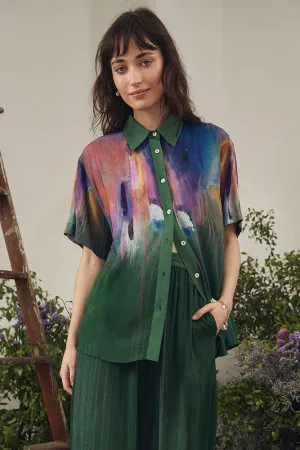 Bohemian Traders | Tapestry Classic Shirt in Bayberry