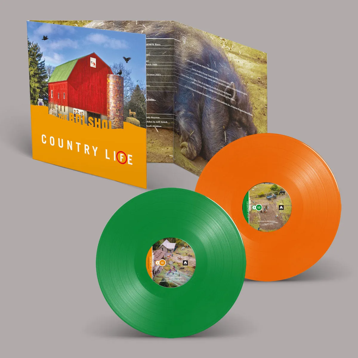 Bolshoi, The – Country Life [2xLP GREEN & ORANGE VINYL 1980s goth rock] – New LP