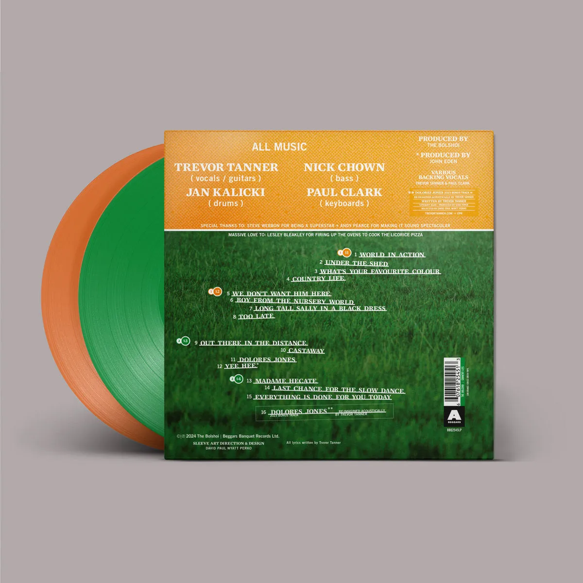 Bolshoi, The – Country Life [2xLP GREEN & ORANGE VINYL 1980s goth rock] – New LP