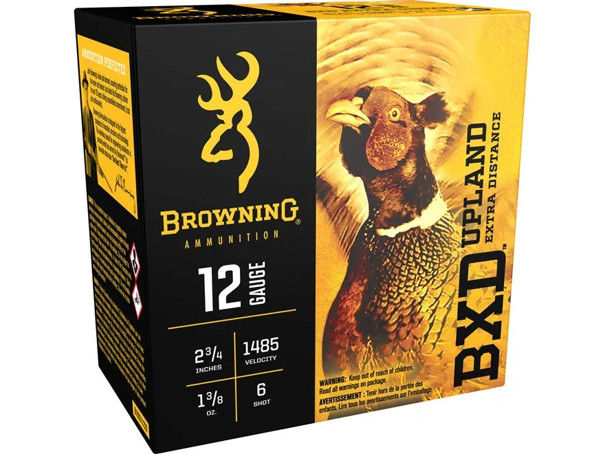 BROWNING BXD UPLAND EXTRA DISTANCE  12 GA  2 3/4" 1 3/8 oz No. 6