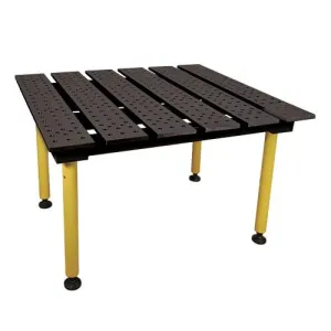 BuildPro® Slotted 4' x 3' Table With Heavy Duty Leg