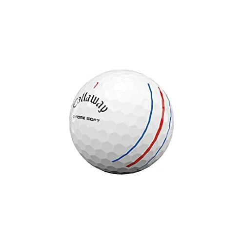Callaway 2020 Chrome Soft Rubber Golf Balls (Triple Track White)
