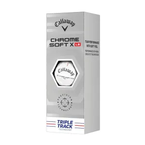 Callaway Chrome Soft X LS Triple Track Golf Balls