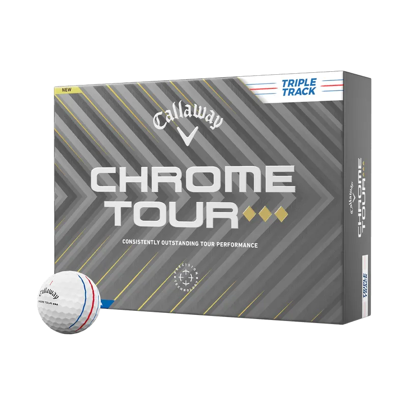 Callaway Chrome Tour Triple Diamond Triple Track Golf Balls 2025