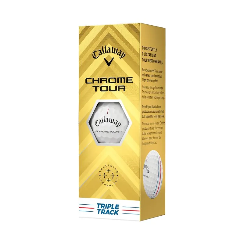 Callaway Chrome Tour Triple Track Personalized Golf Balls