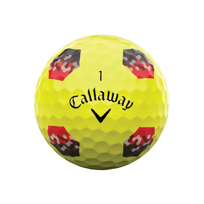 Callaway Chrome Tour TruTrack Yellow Golf Balls