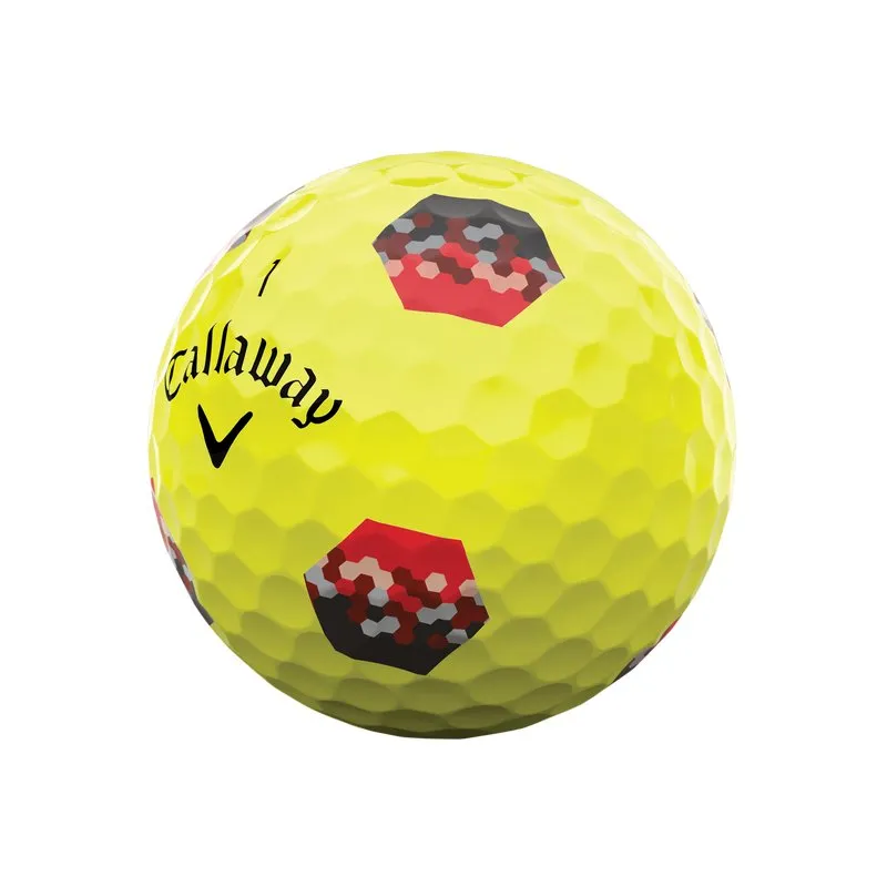 Callaway Chrome Tour TruTrack Yellow Golf Balls