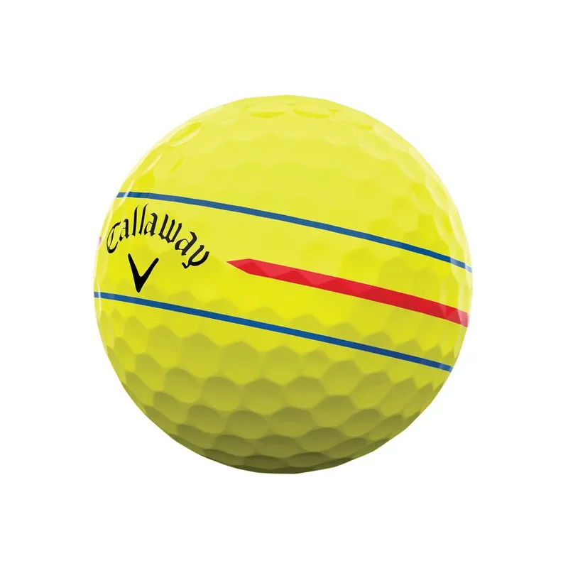 Callaway Chrome Tour X 360 Triple Track Yellow Golf Balls