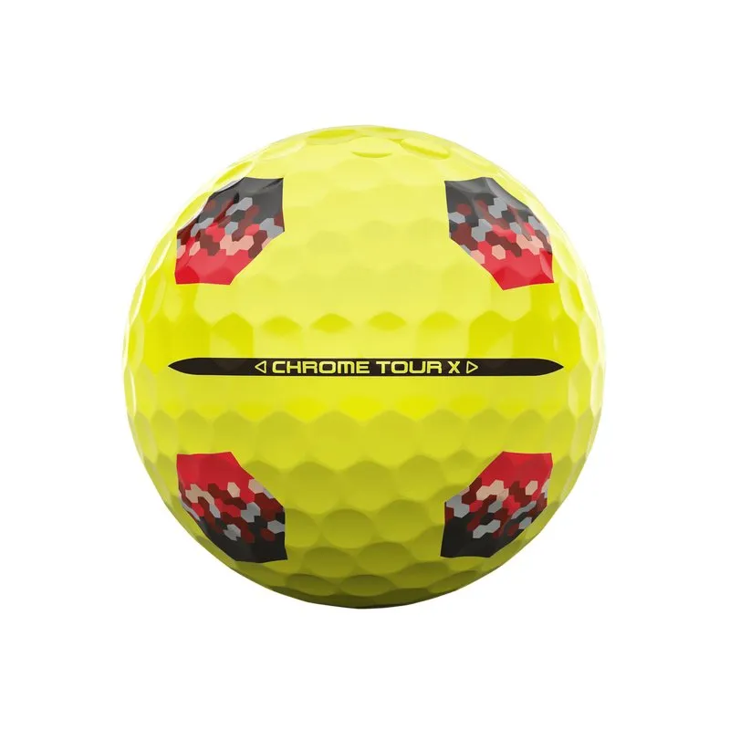 Callaway Chrome Tour X TruTrack Yellow Golf Balls
