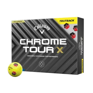 Callaway Chrome Tour X TruTrack Yellow Golf Balls