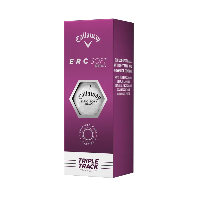 Callaway ERC Soft Reva Triple Track Logo Golf Balls 2023