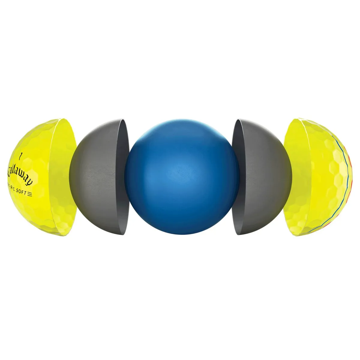 Callaway Erc Soft Yellow Golf Balls