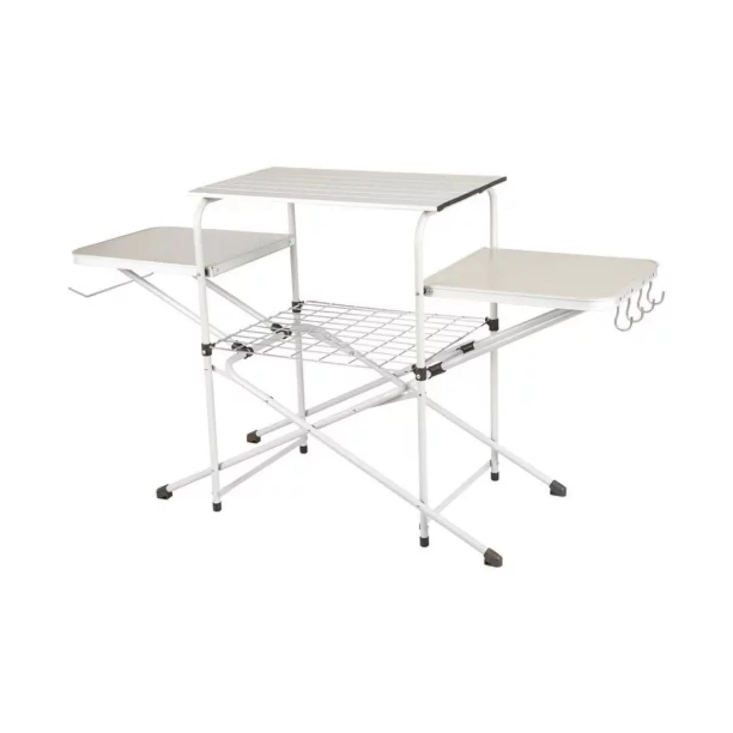Camp Kitchen Cooking Stand with Three Table Tops
