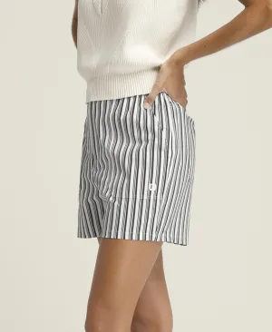 Carry Golf Shorts - Sandrift Stripe