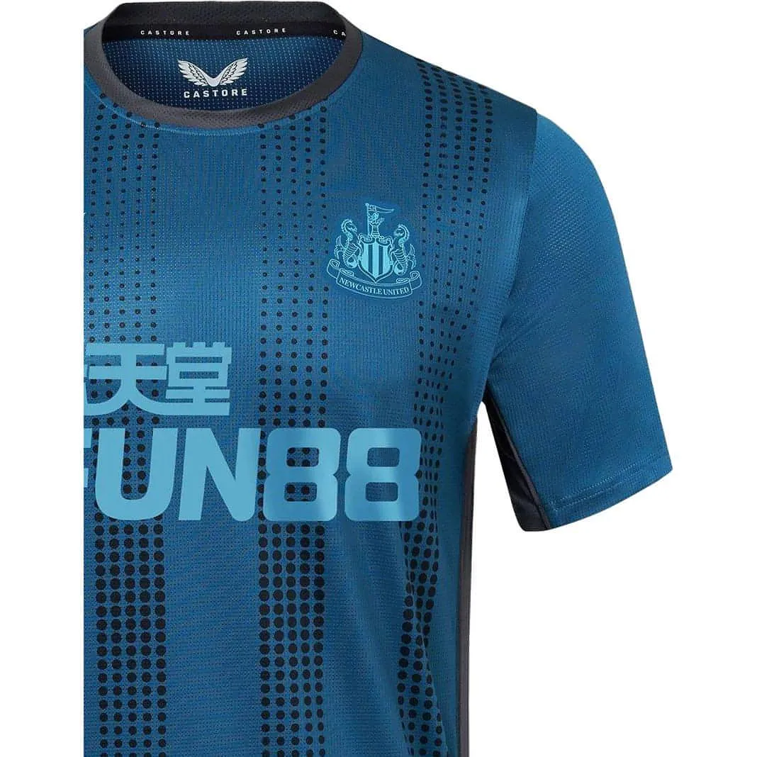 Castore Newcastle United 2022/23 Mens Short Sleeve Training Top - Blue