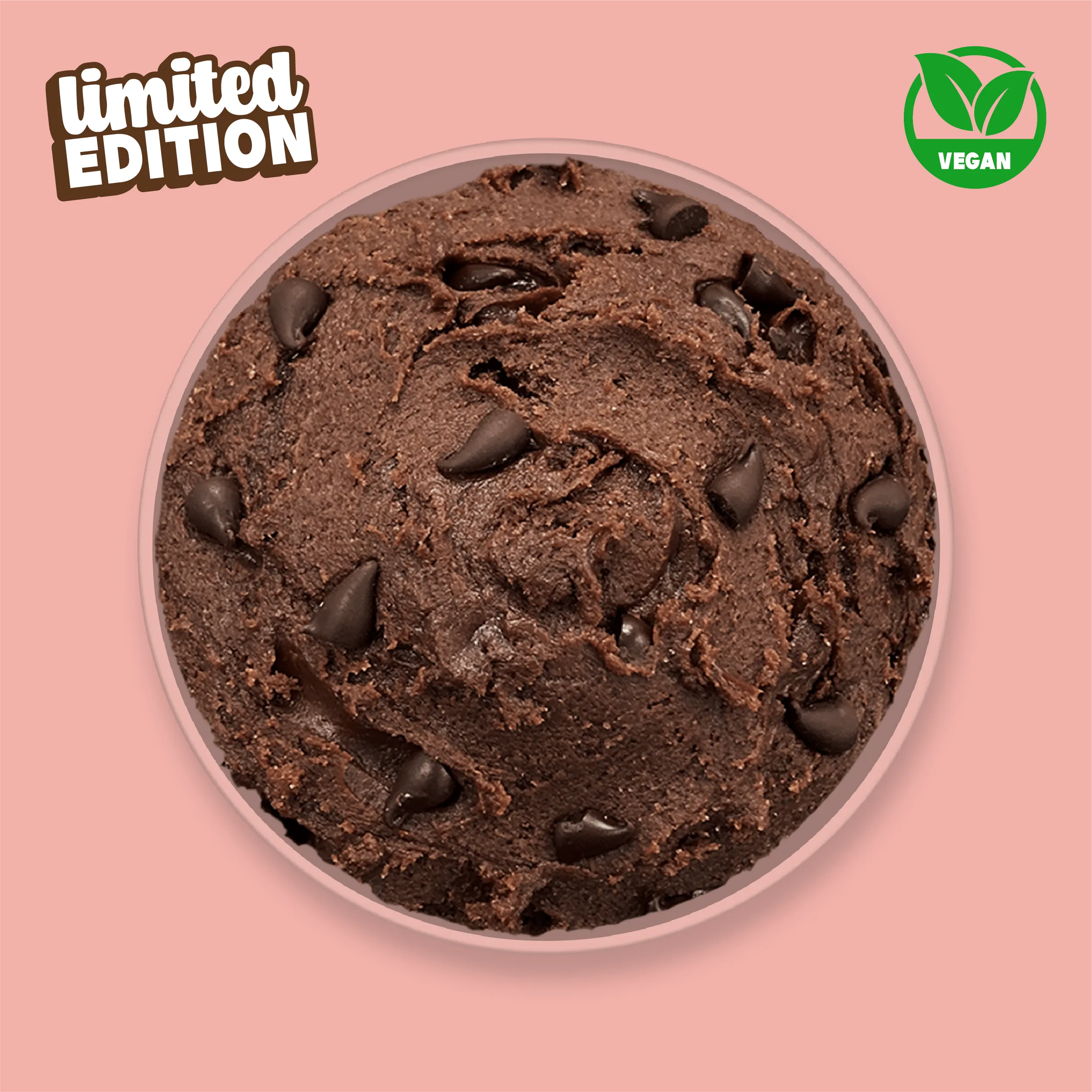 Chocolate Orange Edible Cookie Dough Monster Tub (500g) VEGAN