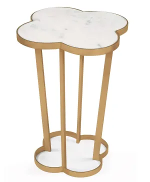 Clover Table - Brass